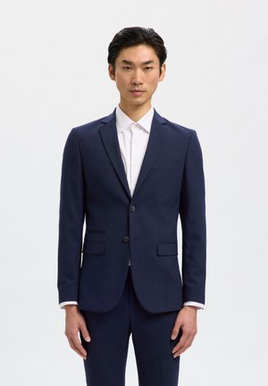 Selected, Woven Wool Blend - Blejzrové sako - navy blazer