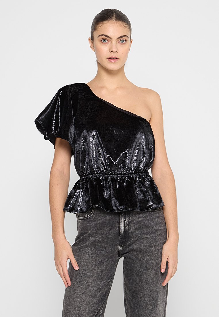 7 For All Mankind Blouse zwart 7 For All Mankind Blouse zwart