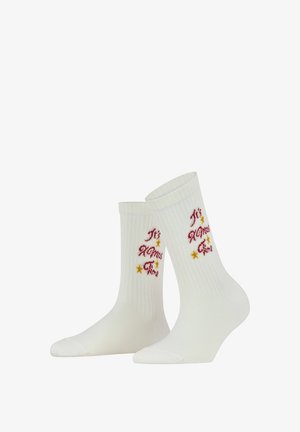 Burlington, X-MAS RIB SOCKEN - Sokken - off-white