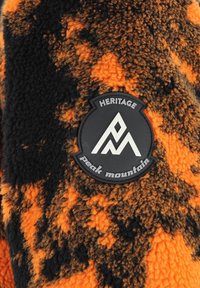 Peak Mountain Felpa con zip - noir orange