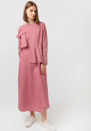 FRILLED - Maxi dress - red