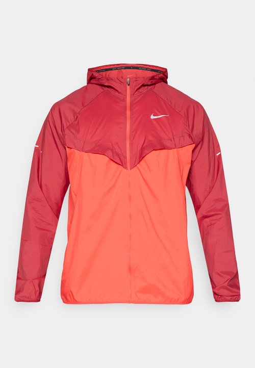 Nike STRIDE JACKET - Cortaviento - team crimson/crimson/reflective silver-coloured — foto 5
