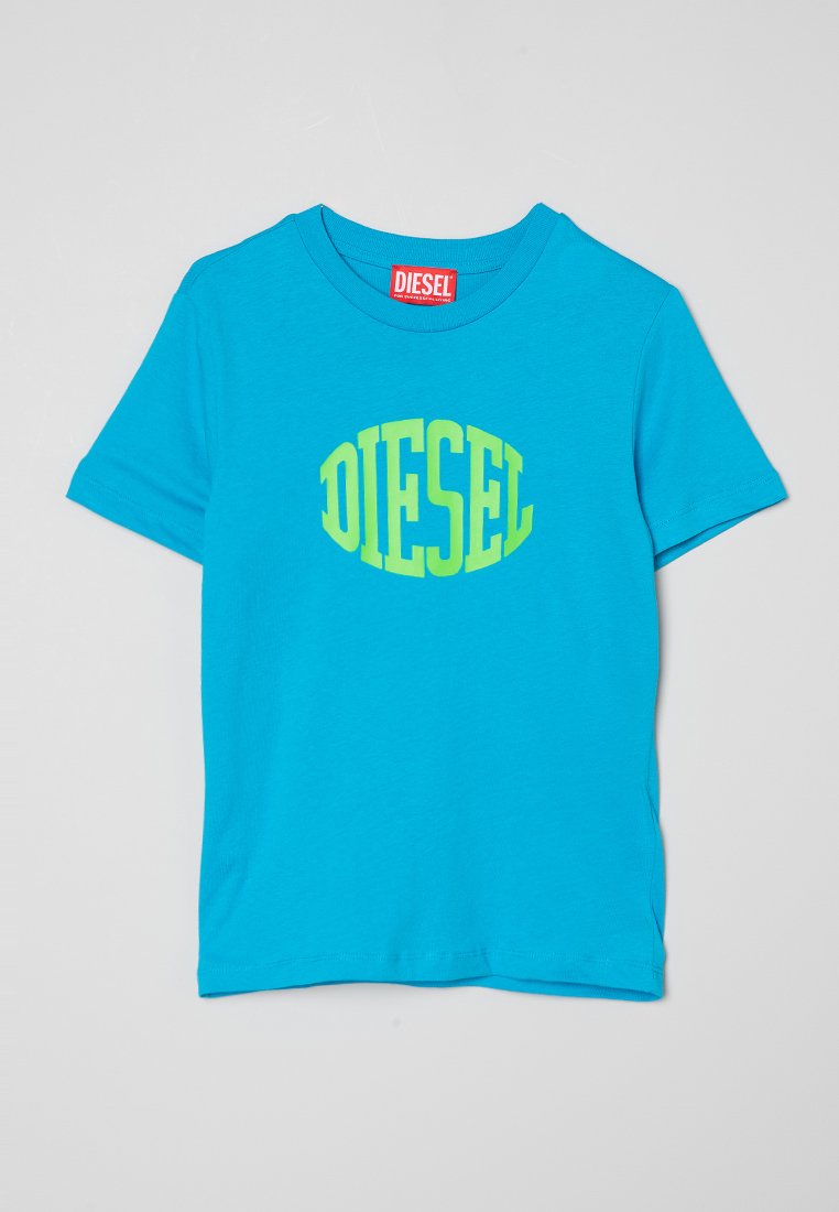 Diesel T-shirt print turquoise Diesel T-shirt print turquoise