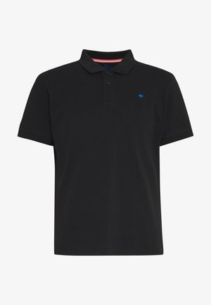 TOM TAILOR, WITH CONTRAST - Poloshirt - black