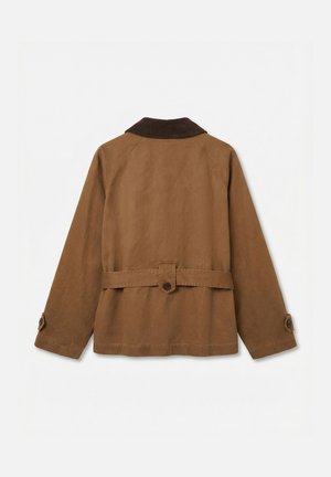 Vero Moda, VMCAMMIE SHORT TRENCHCOAT - Trench - emperador detail java collar
