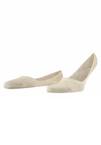 Beige Slipper mit einem glatten Textiloberteil, runder Zehenform und minimalistischem Design; verfügt über eine subtile Textur und keine sichtbare Hardware.
