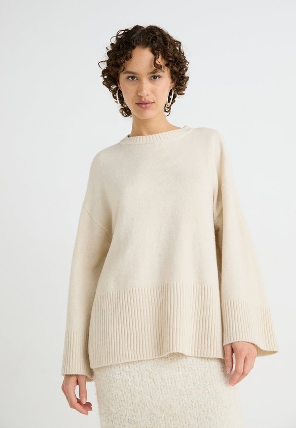 ONLLOUISE LONG - Strickpullover - pumice stone