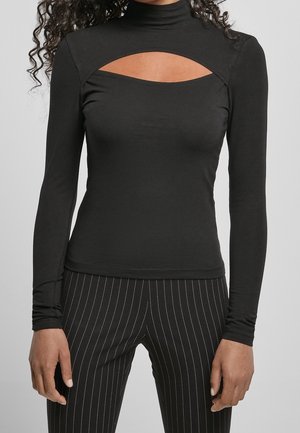 Top s dlouhým rukávem - black