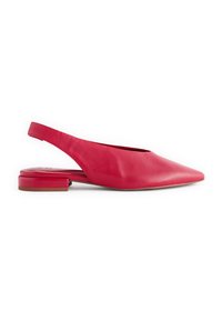 FOREVER COMFORT® LEATHER FLAT SLINGBACKS - Klassieke pumps - red