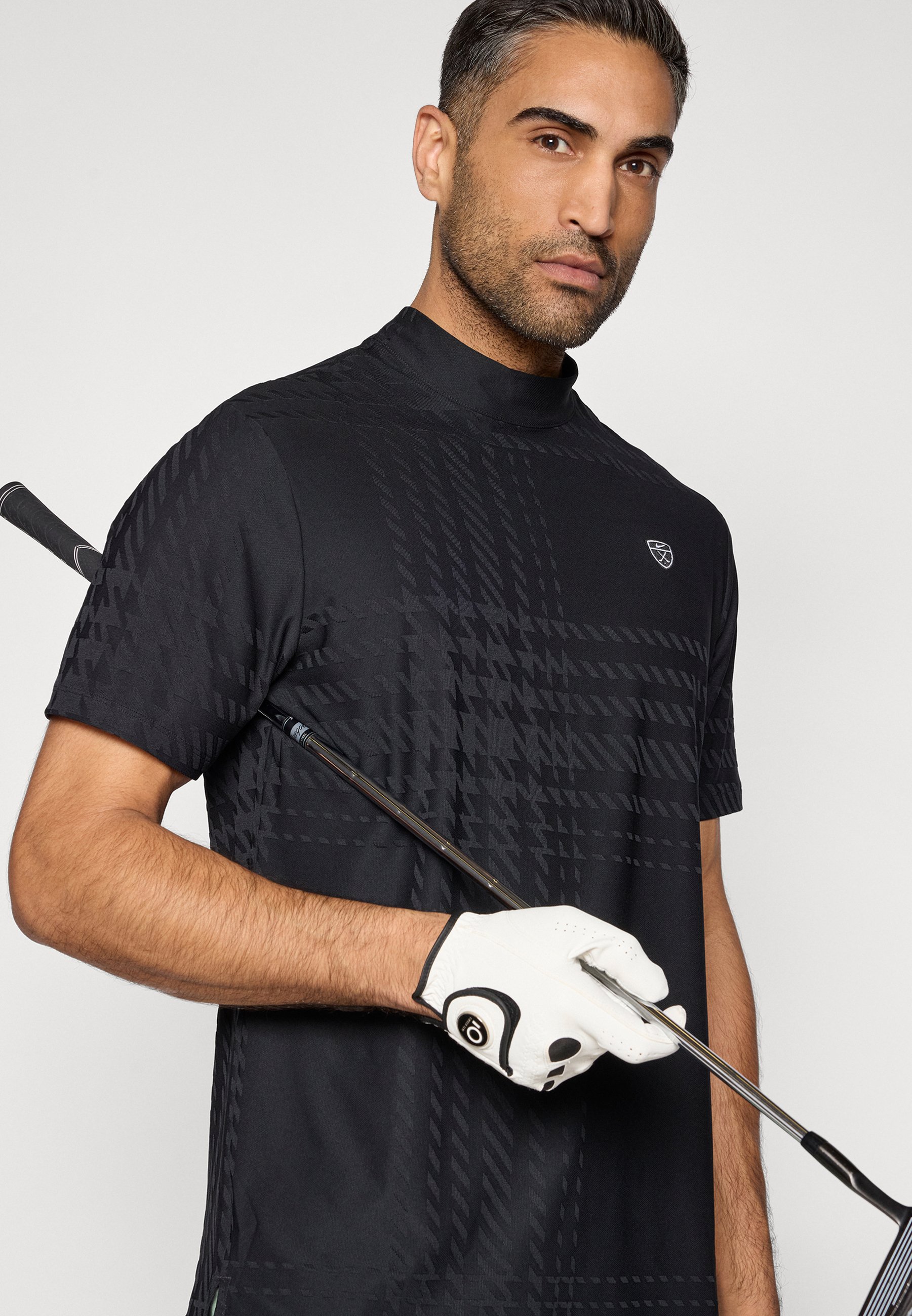 nike houndstooth golf shirt