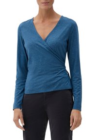s.Oliver ZUM WICKELN - Langarmshirt - ozeanblau
