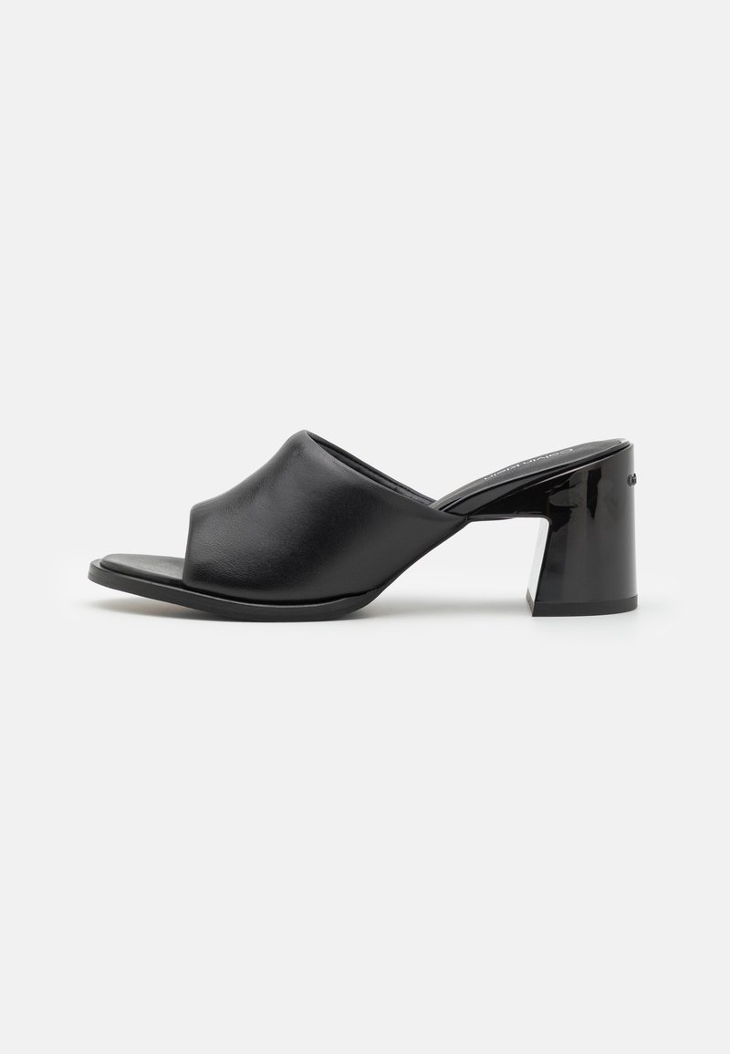 CC Mule Black Quilted Calfskin