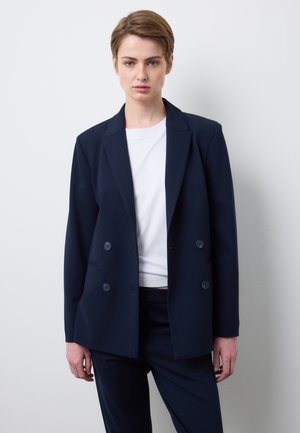 DOUBLE-BREASTED IN STRETCH  - Blazer - blue