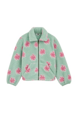 Flísová bunda - mint green