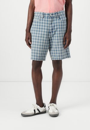 PLAID SHORT - Kratke hlače od trapera - blue plaid