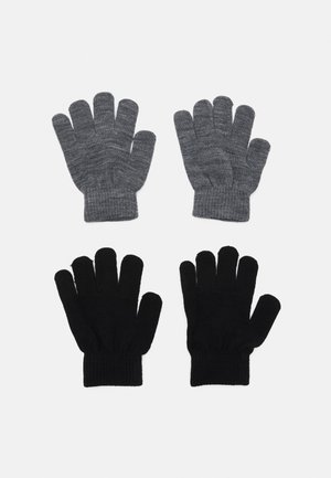 NKNMAGIC GLOVES 2 PACK UNISEX - Fingerhandschuh - grey melange