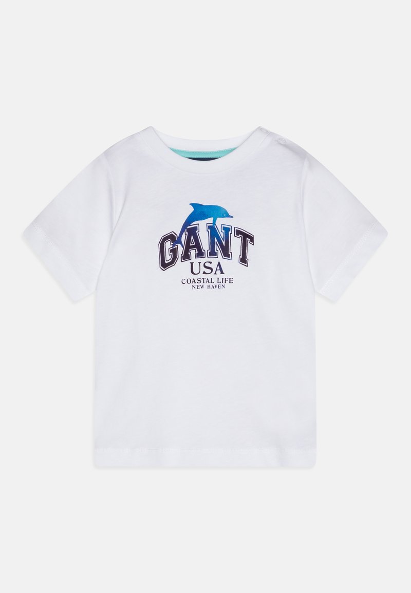 GANT BABY GANT DOLPHIN UNISEX Tshirts print white/hvid Zalando.dk