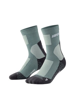 CEP COMPRESSION  MID CUT COLD WEATHER V2  - Sports socks - blue grey