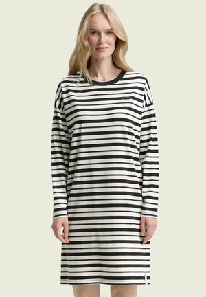 BODYWEAR GESTREIFTES - Nachthemd - grey dark horizontal stripe