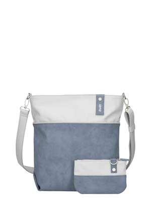 JANA SCHULTER - Sac bandoulière - nubuk sky