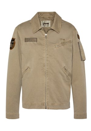 Schott ARMY BADGÉ - Veste légère - taupe