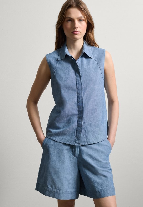 SLEEVELESS - Hemdbluse - light wash