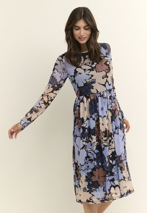 Jersey dress - serenity flower
