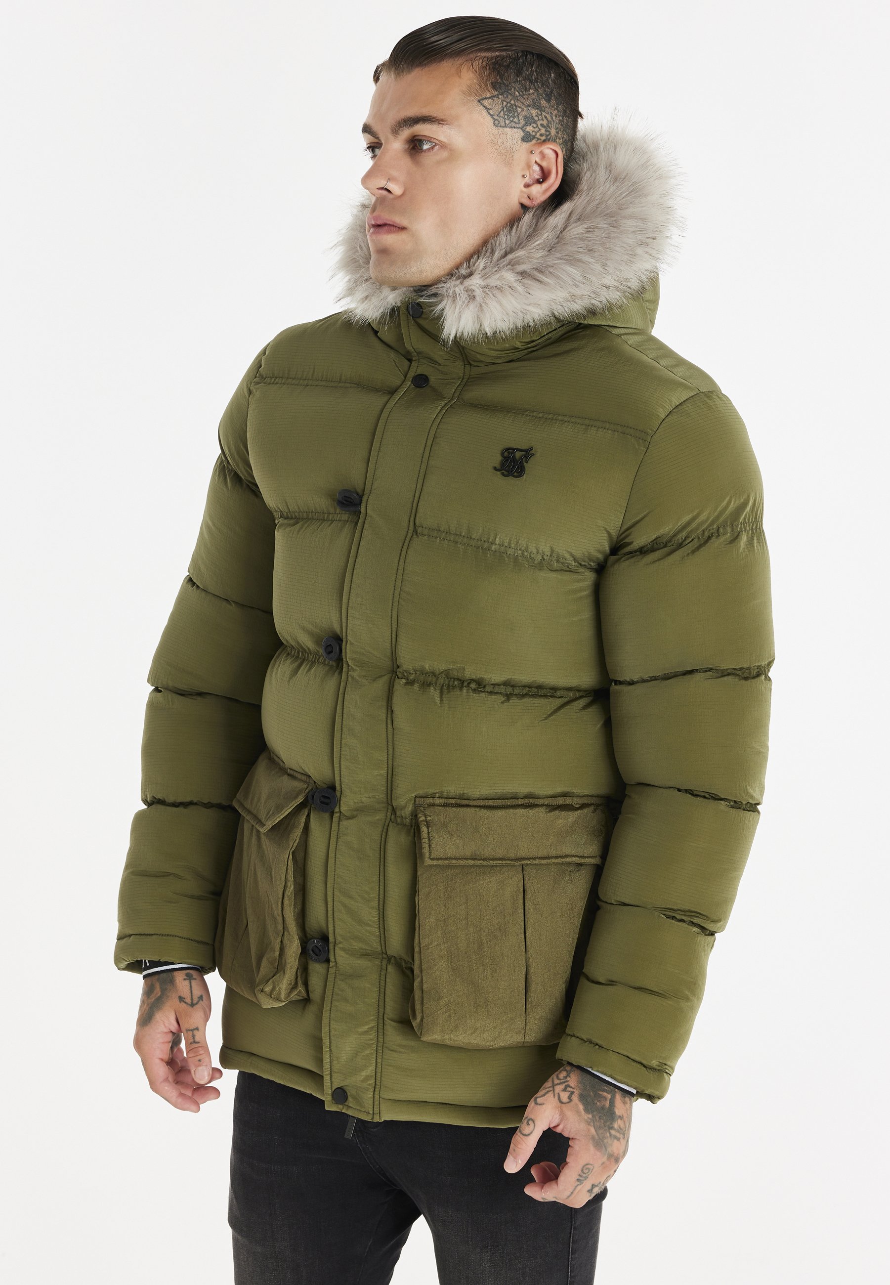 siksilk rip stop puff parka