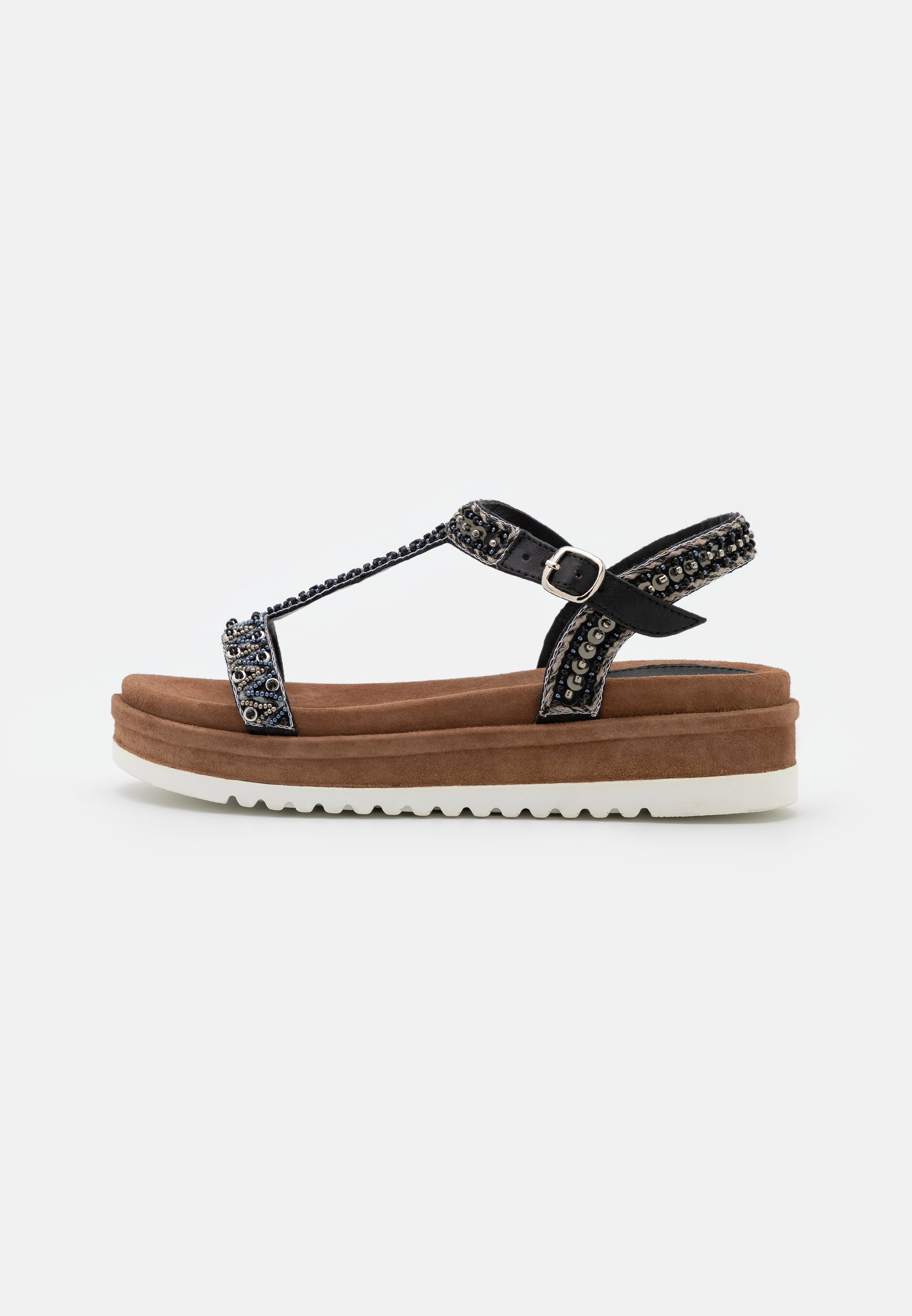 Lazamani Sandalen met plateauzool - black/zwart - Zalando.nl