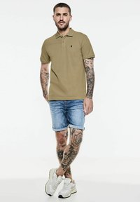 Street One MEN BASIC - Polo - braun