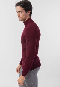 FRILIVIN FINE À COL CHEMINÉE   - Pullover - bordeaux