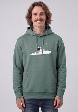 watapparel, FLY ME TO THE MOON UNISEX - Hoodie - green bay