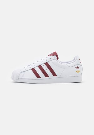 adidas superstar slip on femme rouge