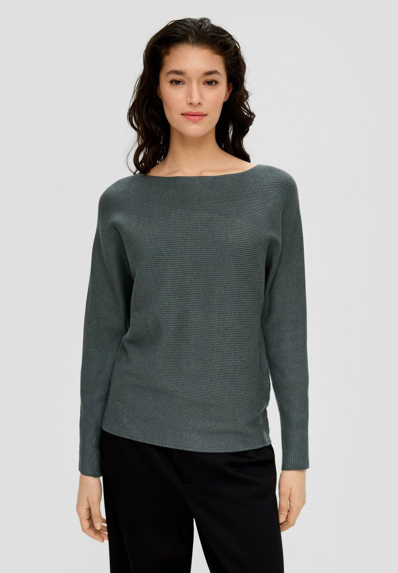 s.Oliver Strickpullover - olivgrün