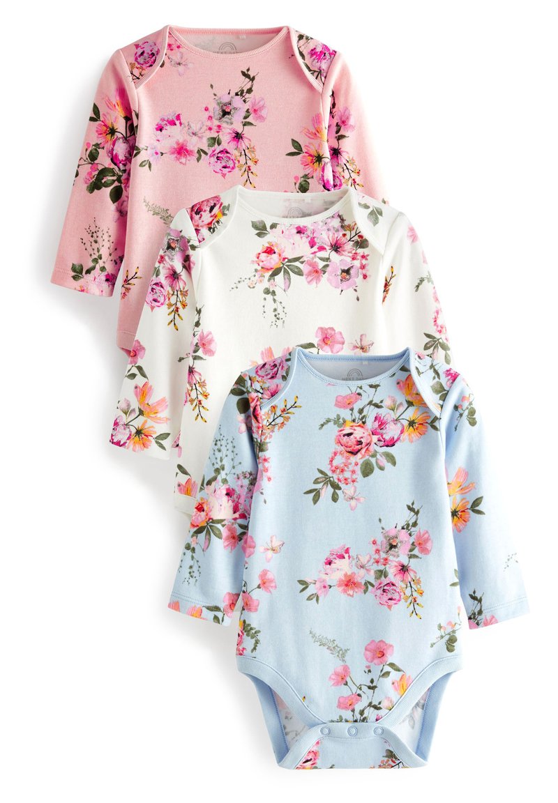 Next BABY LONG SLEEVE BODYSUITS 3 PACK Body pink/pinkki Zalando.fi