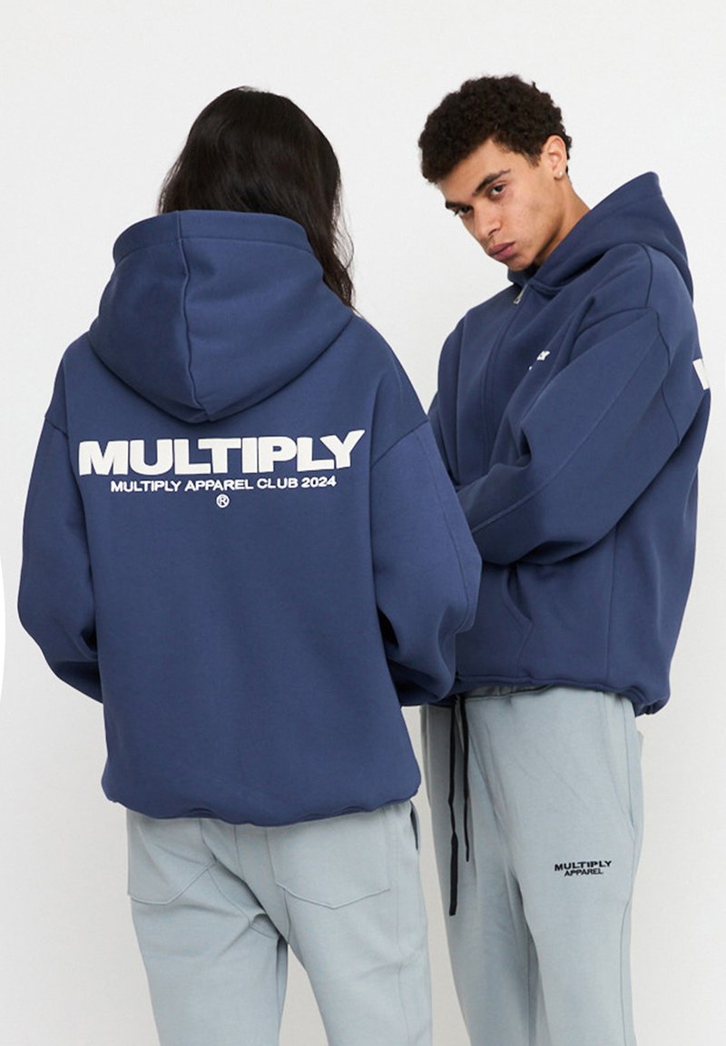Multiply Apparel Mikina so zipsom - night sha