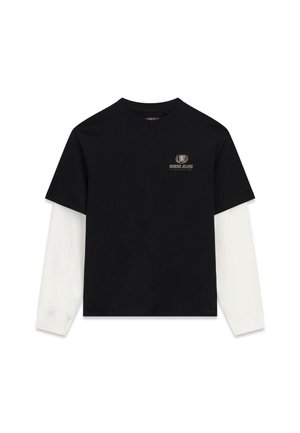 Guess, BEDRUCKTES LOGO-T-SHIRT - T-shirt à manches longues - schwarz