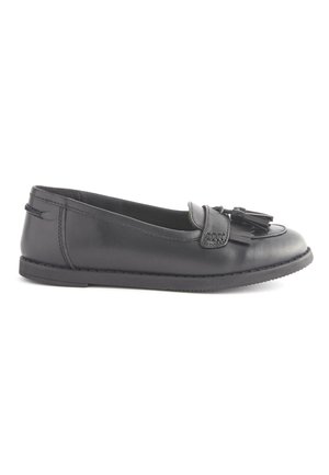 SCHOOL LEATHER TASSEL LOAFERSFIT (F) - Pantofi slip-on - matt black