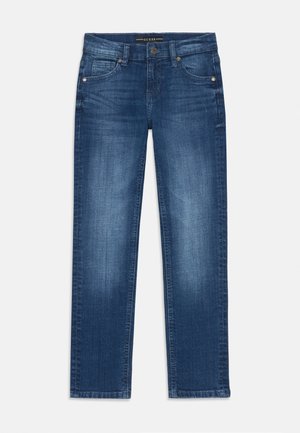 Guess JUNIOR STRAIGHT FIT PANTS - Straight leg jeans - indigo rocks wash
