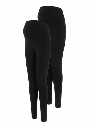 MAMALICIOUS UMSTANDS IM 2-ER PACK MLEMMA - Legging (type pantalon) - schwarz