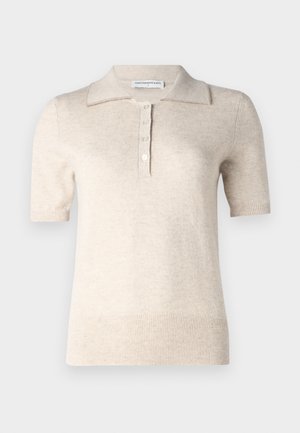 pure cashmere SHORT SLEEVES - Jersey de punto - oatmeal