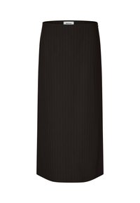 GRAYSON SKIRT - A-vonalú szoknya - chocolate pinstripe