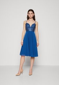 Swing - SEQUIN TOP DRESS - Cocktailkleid/festliches Kleid - azure blue Thumbnail-Bild 1