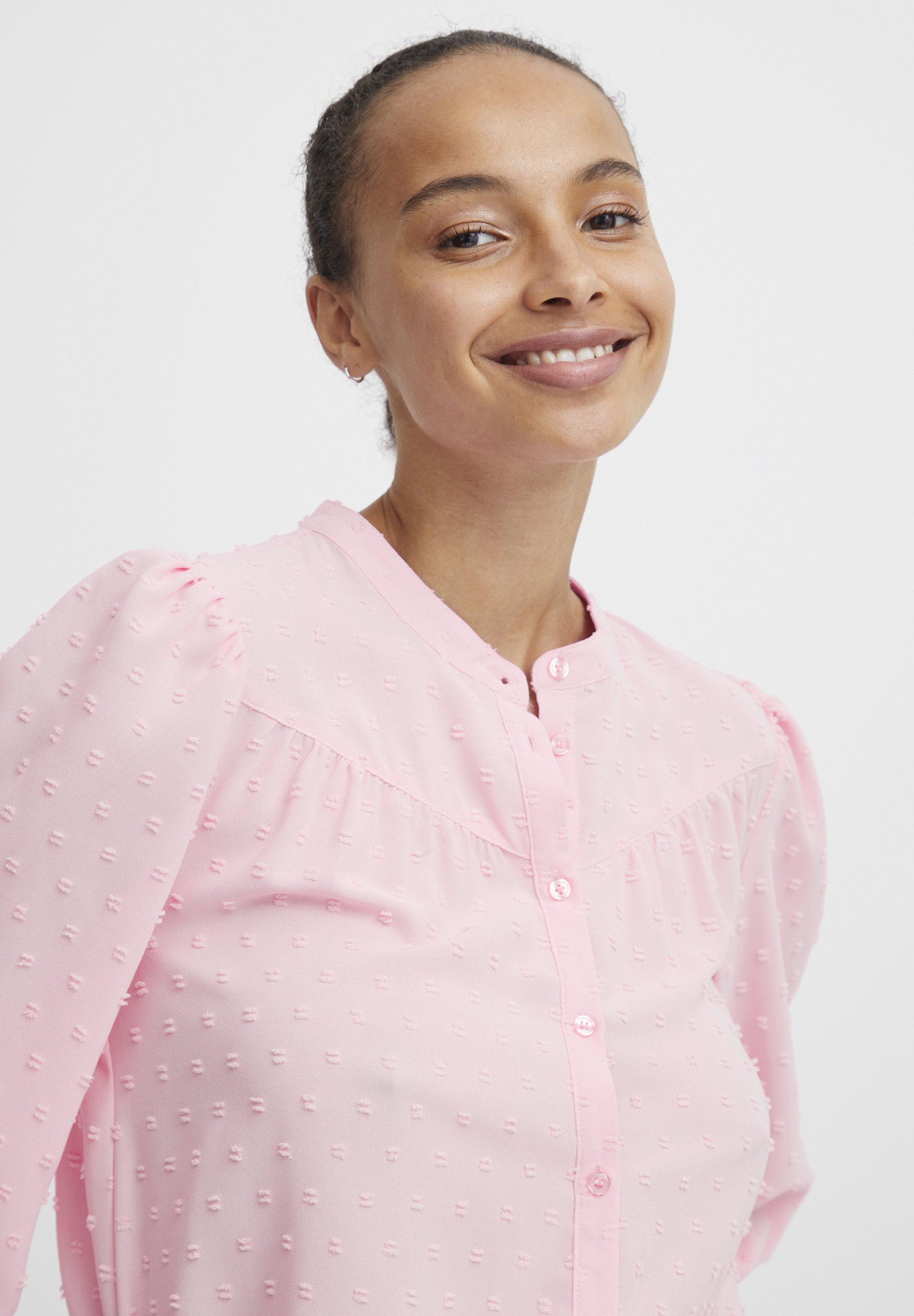 売れ筋商品|||ビーヤング シャツ レディース トップス BYGOODIE - Button-down blouse - pink sachet b.young BYGOODIE - Hemdbluse - pink sachet/pink - Zalando.at