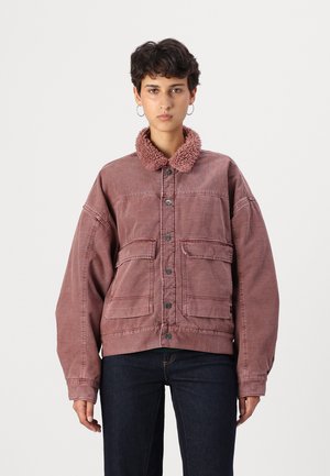 DRIFTER JACKET  - Farkkutakki - faded brown stone