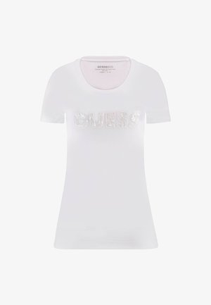 Guess, SLIM FIT , biały