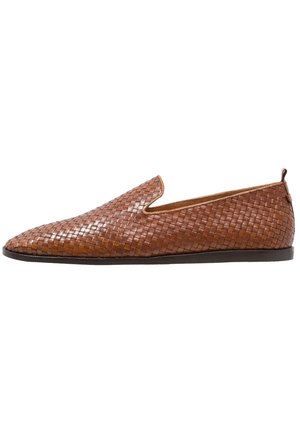 Scarpe senza lacci - cognac
