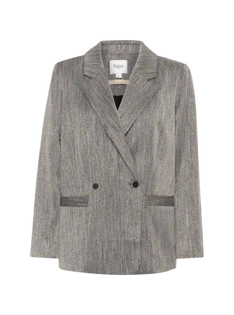 Saint Tropez Blazer lichtgrijs gemêleerd
