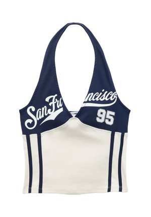 Koton HALTER NECK TANK - Débardeur - beige