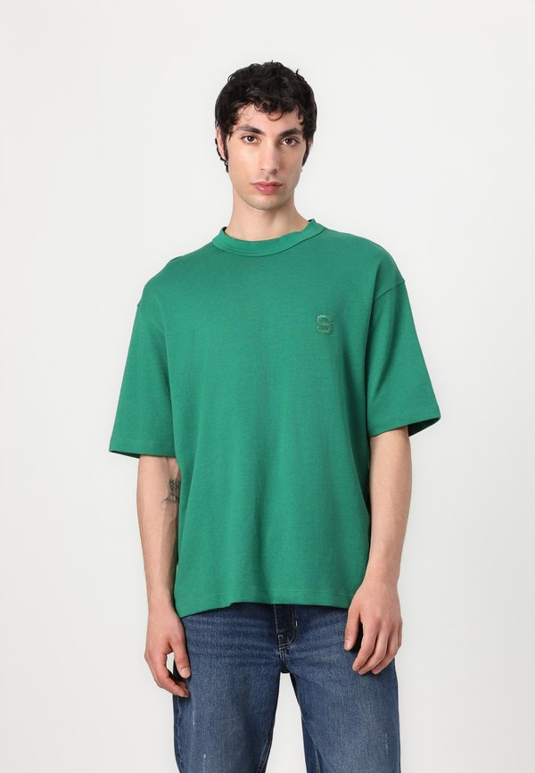 SLHRELAXCHESTER SS BINDING O NECK  - Basic T-shirt